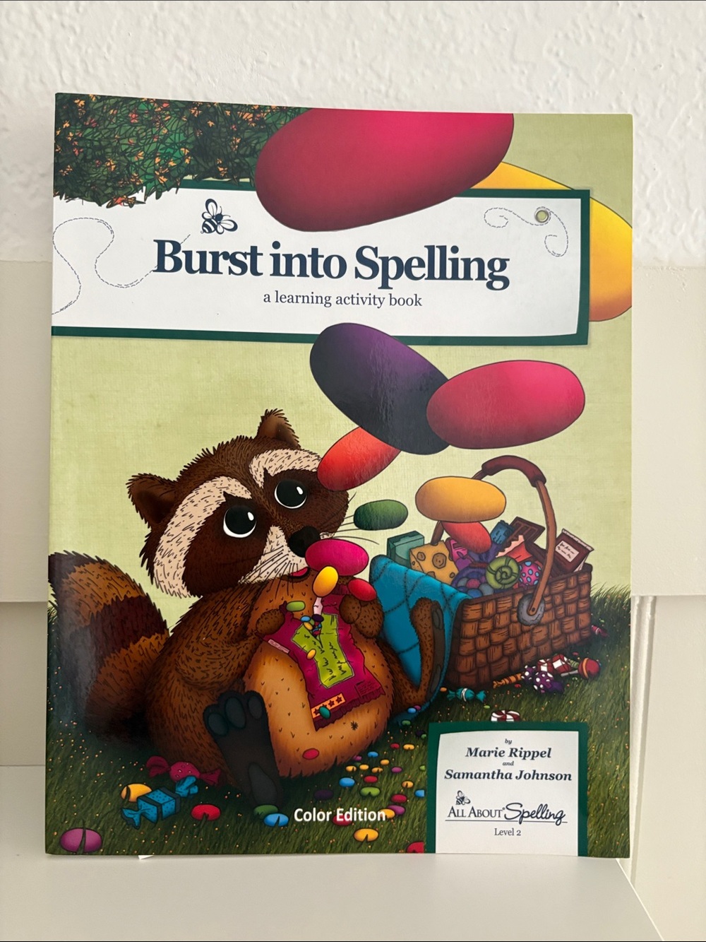 NEW All About Spelling Burst into Spelling Learning Activity Book - Color Ed